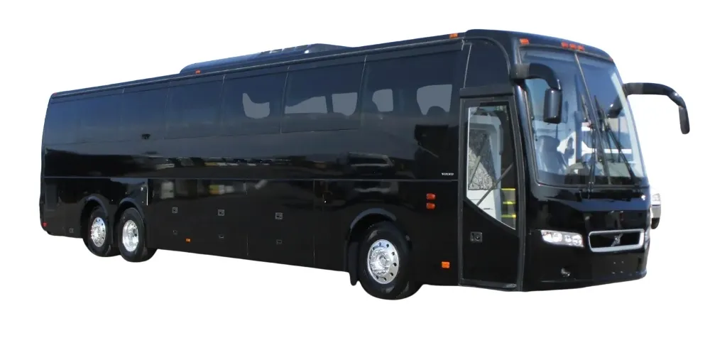 black charter bus